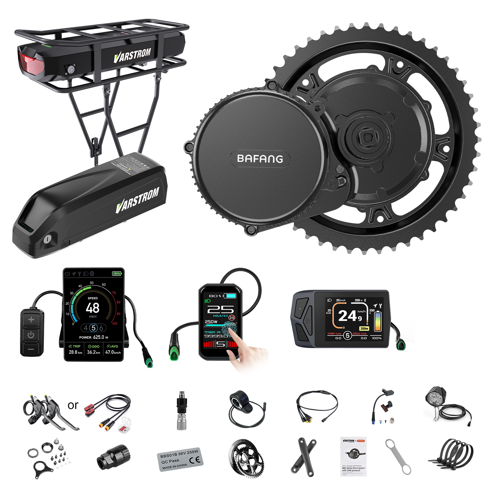 [ABD Gönderimi] Bafang Motor 7 - Torque Sensor Mid Drive Motor Kit incelemesi ve fiyatı