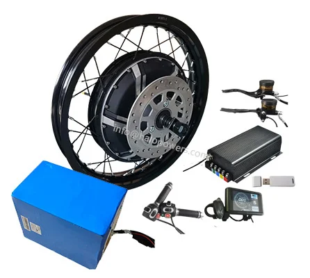 72v 96v QS 273 V3 12000w 15000 - 12000W Electric Motorcycle Hub Motor incelemesi ve fiyatı