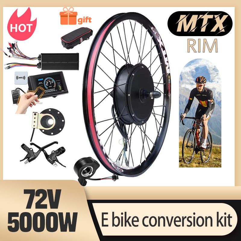 MTX39 E-bisiklet Dönüşüm Kiti  - 5000W Hub Motor Kit 72V incelemesi ve fiyatı