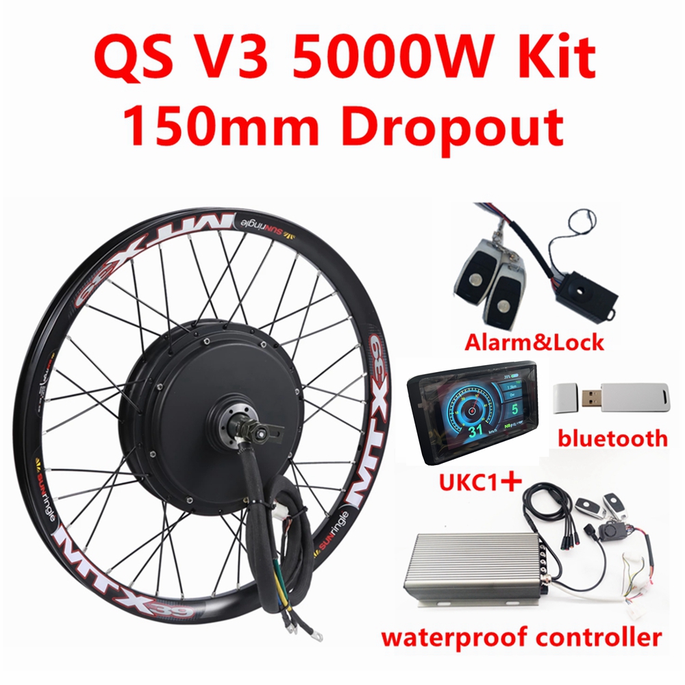QS205 V3 48-72v 5000W 3.5T/5T  - 5000W Hub Motor Kit 72V incelemesi ve fiyatı